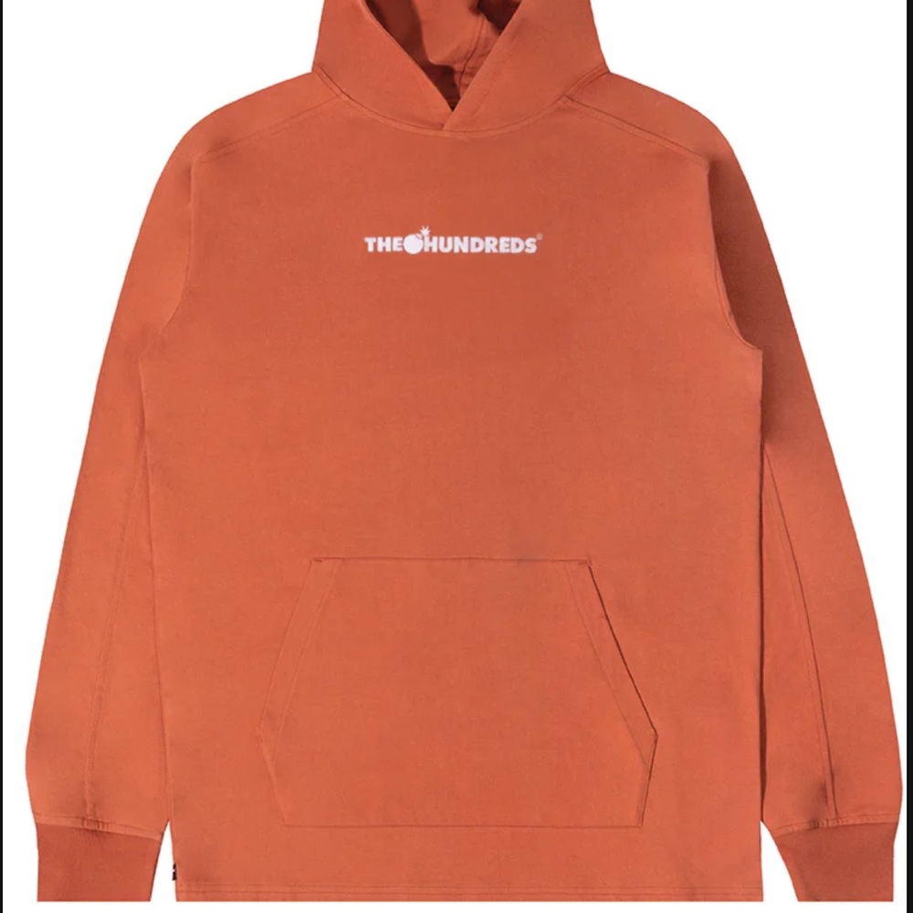 The Hundreds Temple Hooded LS Shirt Size Medium